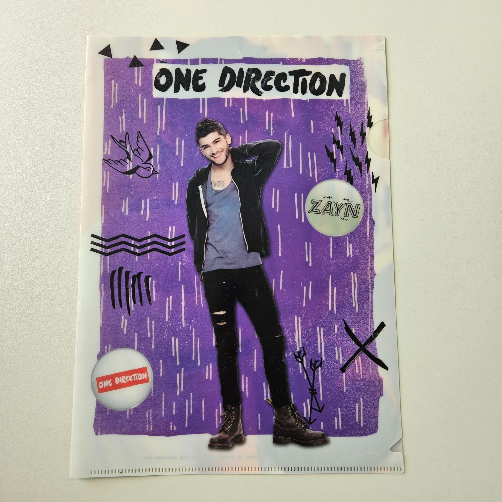 公式】ワン・ダイレクション One Direction クリアファイル3枚セット