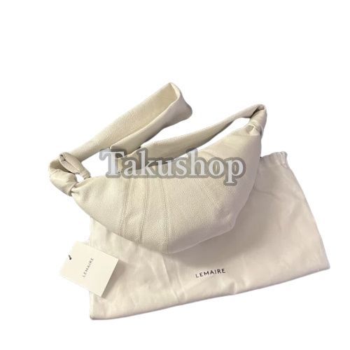 LEMAIRE SMALL Croissant crossbody bag White ルメール スモール クロワッサン バッグ 白 - メルカリ