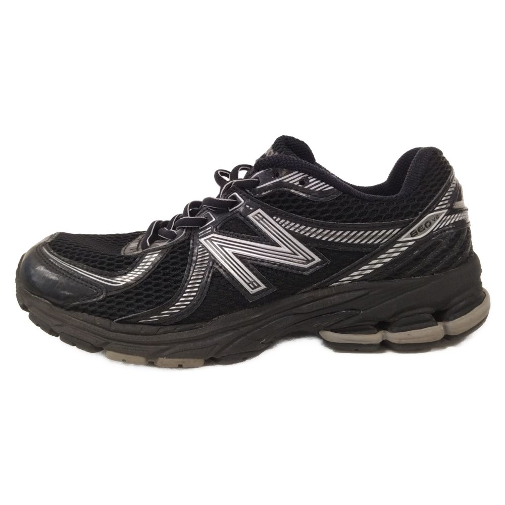 New Balance (ニューバランス) 860 V2 メッシュローカットスニーカー ブラック US8/26cm ML860XC