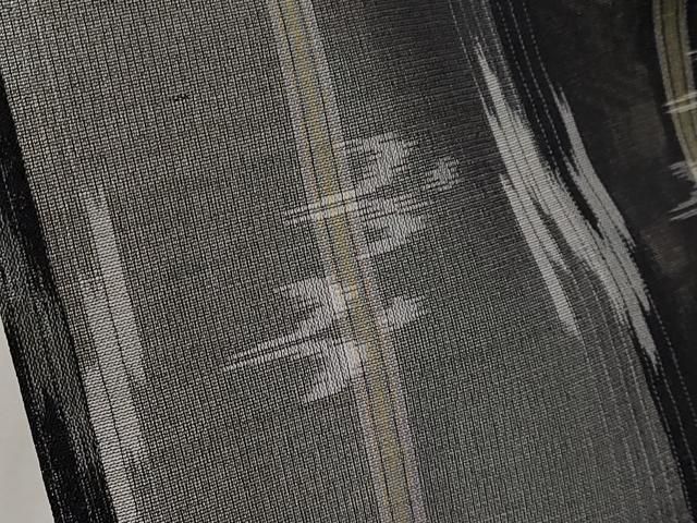 平和屋本店□極上 夏物 本場琉球絣 夏琉球 黒地 逸品 CYAA1888s5  