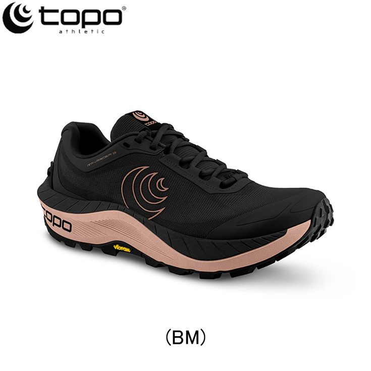 TOPO トポ MTN RACER 3 ランニングシューズ 靴 ウィメンズ レディース 女性陸上・ランニング用品 24.5cm (BM)Black/Mauve