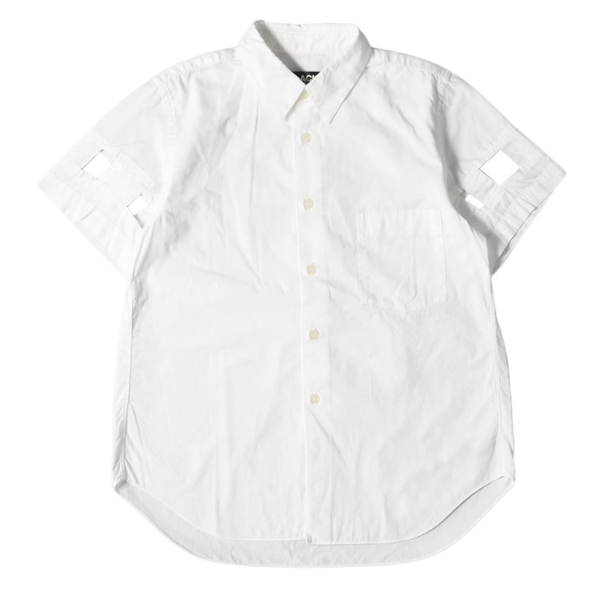 COMME des GARCONS コムデギャルソン シャツ 袖デザイン コットンブロード 半袖シャツ ホワイト 白 XS トップス カジュアルシャツ  ブランド - メルカリ
