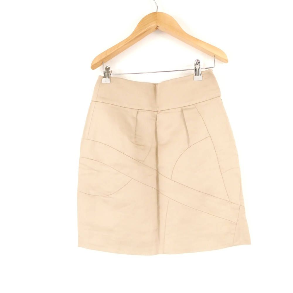 美品 Chloe クロエ 8SJU04-8S046 スカート 34 シルク100％ ショート丈
