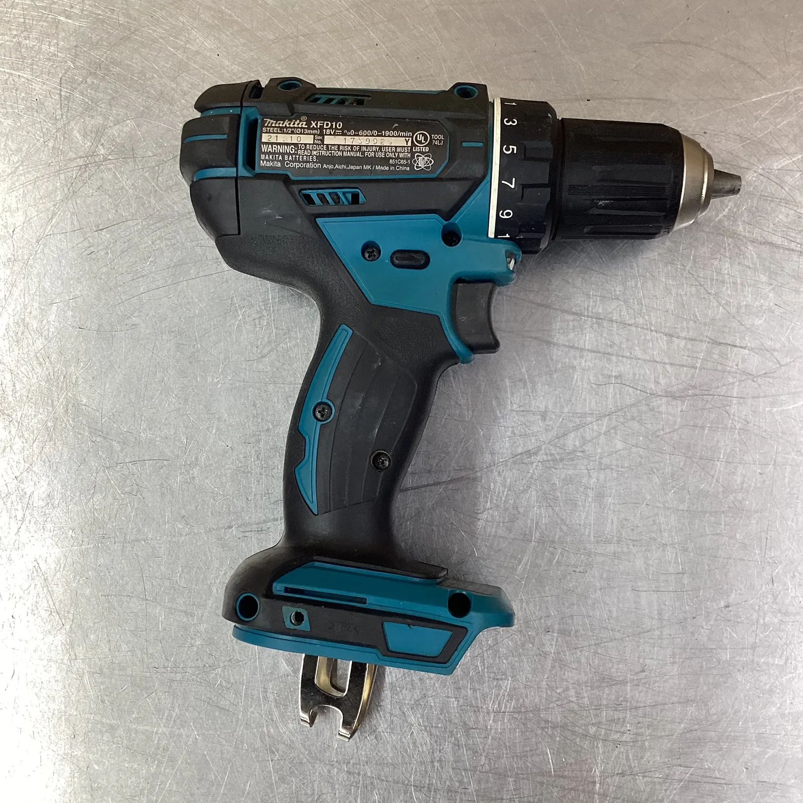 〇マキタ Makita 充電式 18V ドリルドライバー XFD10Z 本体のみ【USA