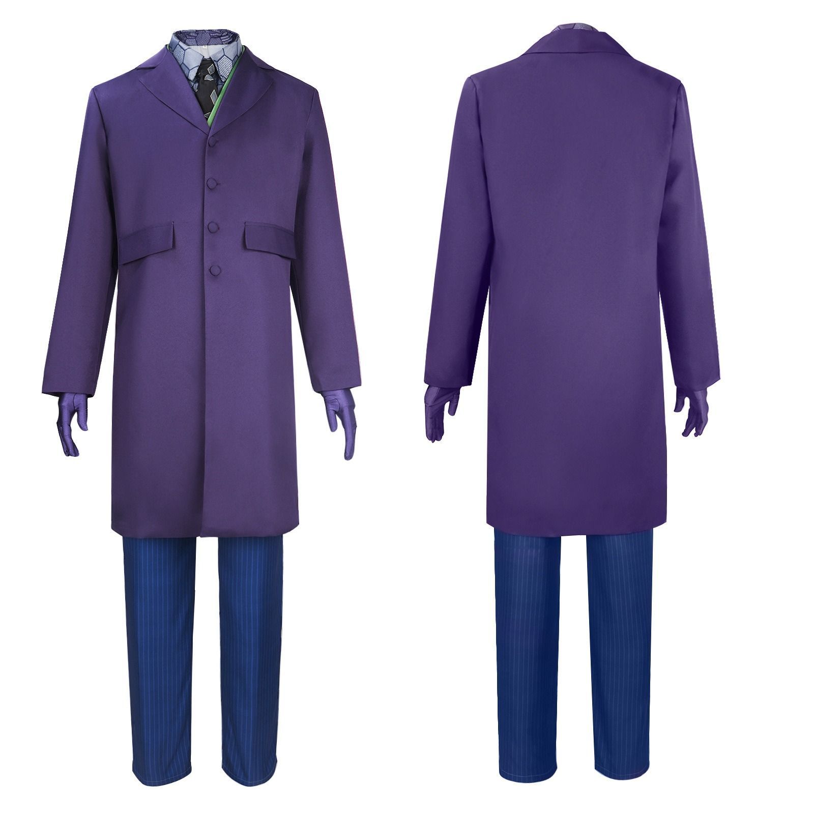 joker ジョーカー ヒースレジャ コスプレ ハロウィン 男女兼用 服だけ パープルスーツ WWW_TRAVELLANDINDIA_COM