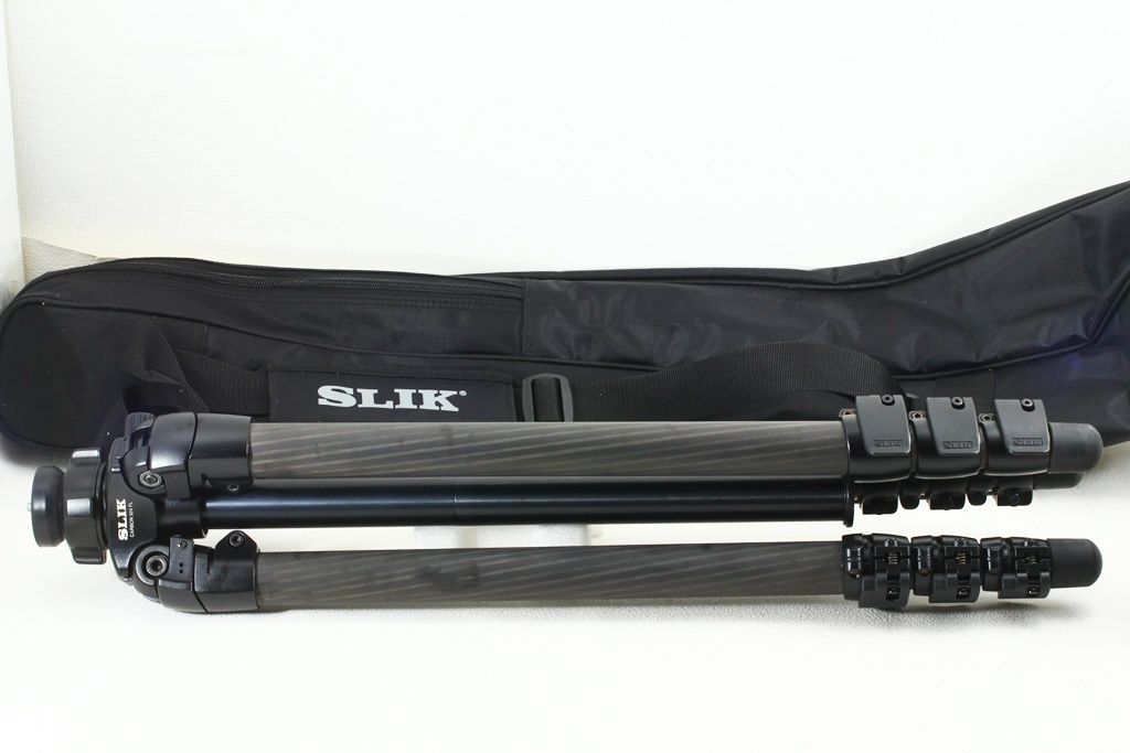 カメラ 極上品 SLIK マンフロット カーボンマスター 924 FL 大型4