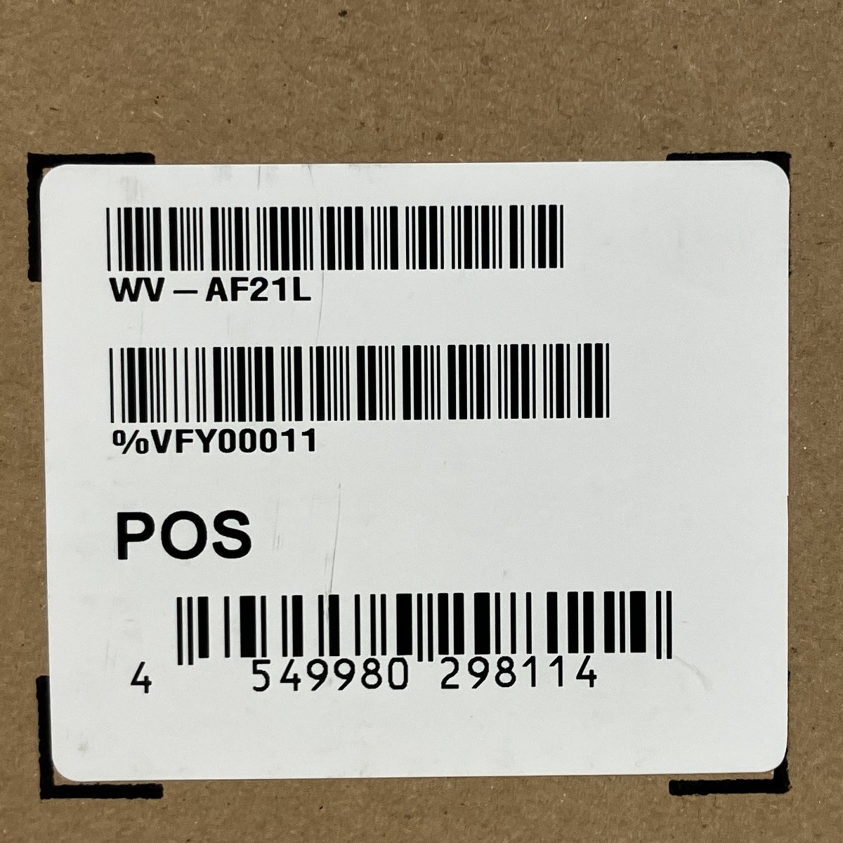 Panasonic パナソニック WV-AF21L HDアナログカメラ 防犯カメラ Y10112842