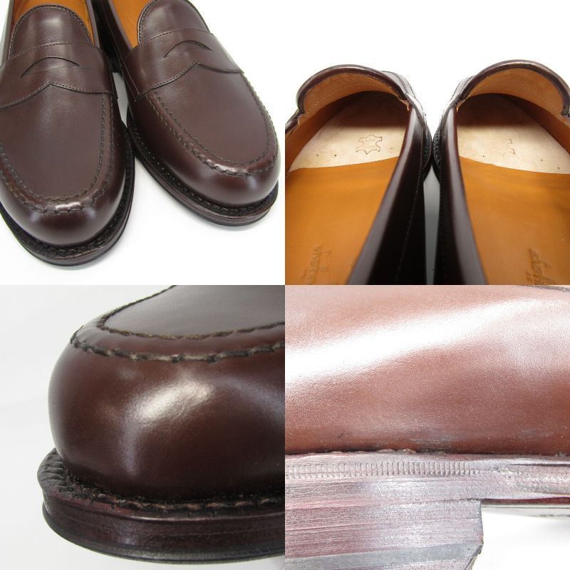 Jalan Sriwijaya コインローファー　24cm ダークブラウン JALAN SRIWIJAYA ローファー / 別注 カーフ コインローファー