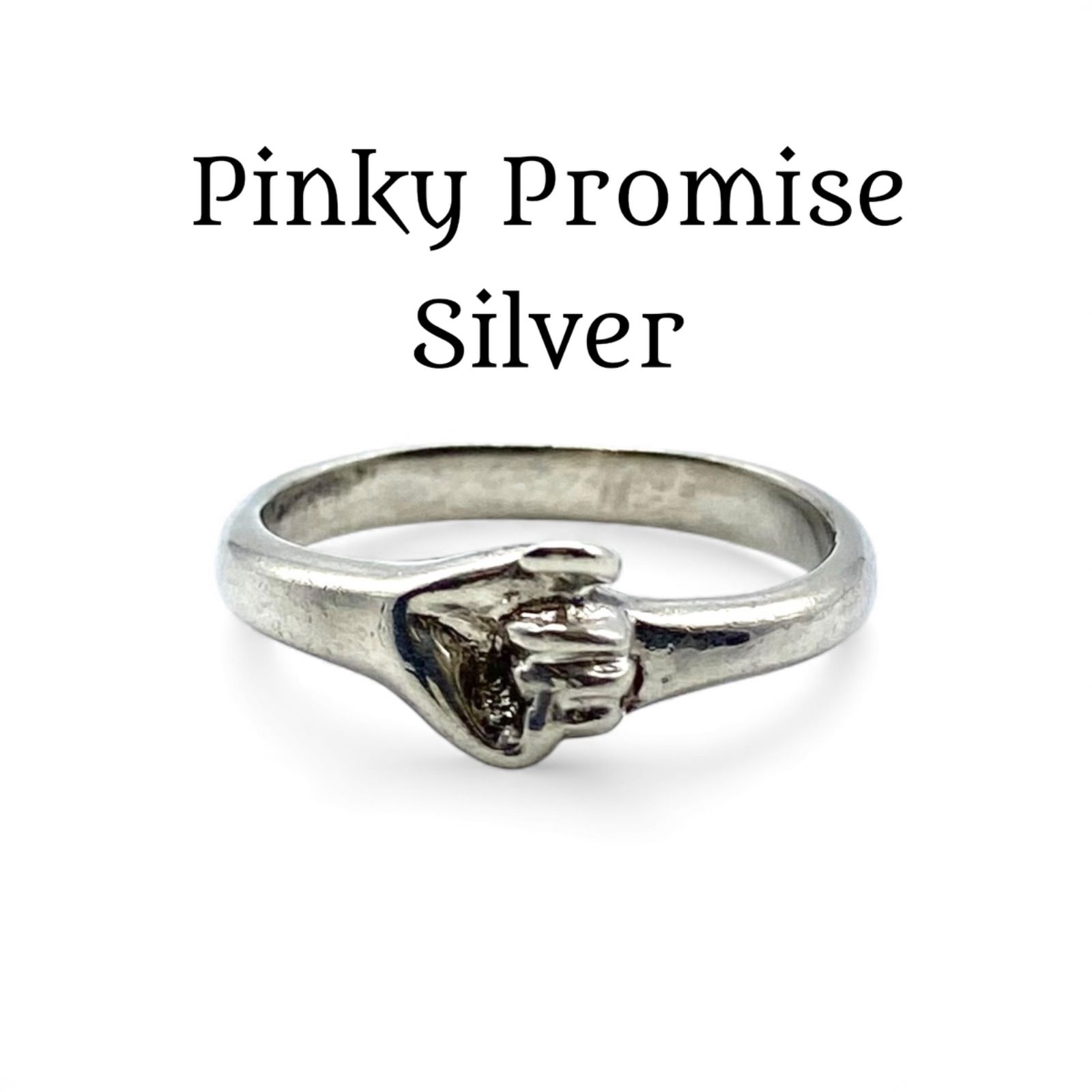 約束の形】ピンキーリング Silver 刻印 00s Vintage Design Ring 