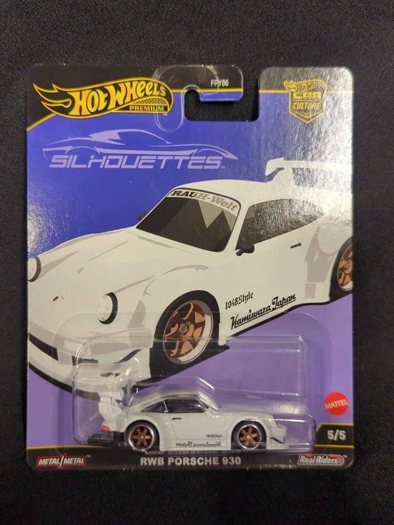 ホットウィール　カーカルチャー シルエット RWB ポルシェ 930 5台セット ホットウィール カーカルチャー シルエットシリーズ RWBポルシェ