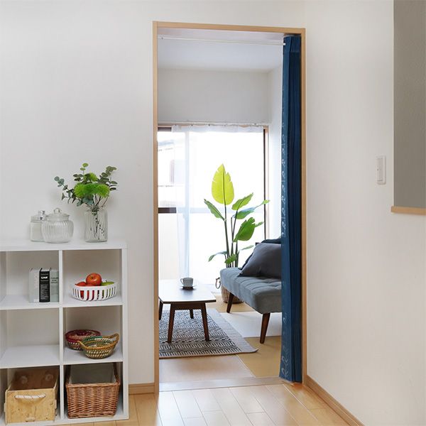 間仕切り カーテン パタッとたためるカーテン 150×250cm （ 目隠し