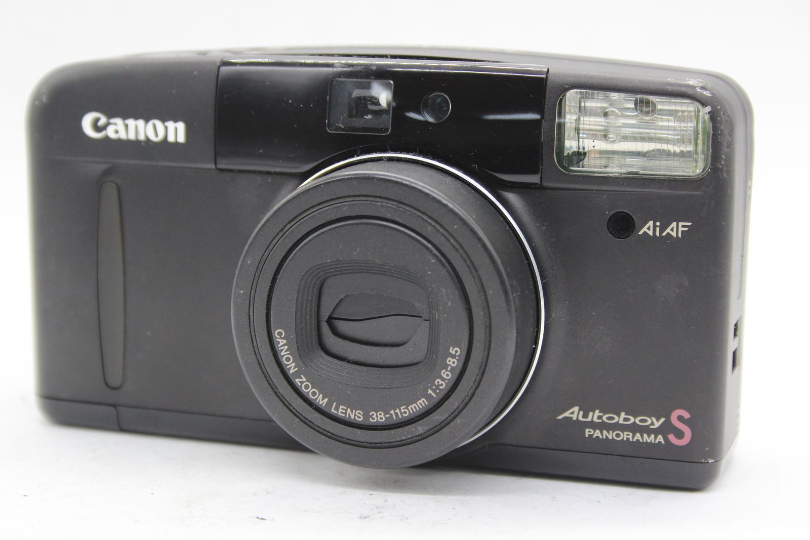 コンディション【返品保証】 キャノン Canon Autoboy S ブラック 38 
