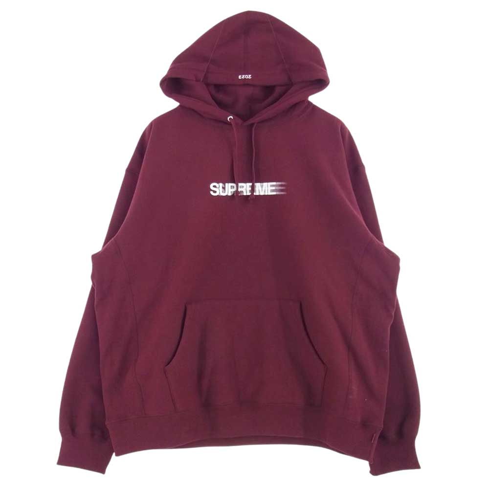 Supreme シュプリーム パーカー 23SS motion logo hooded sweatshirt