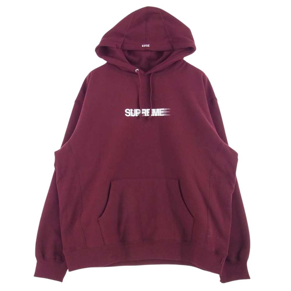 Supreme シュプリーム パーカー 23SS motion logo hooded sweatshirt 