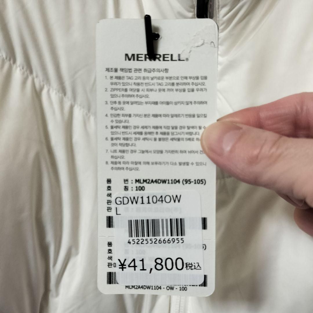 新品】MERRELL GOOSE DOWN JACKET レディースL 白 - メルカリ