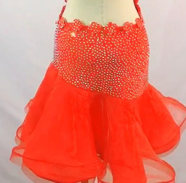 社交ダンスドレス ラテンドレス 競技 デモ用 ルンバ オーダーメイド 社交ダンスドレス ラテンドレス 競技 デモ ルンバフレア袖 オーダーメイド