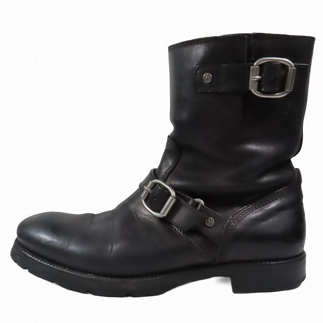 ジミーチュウ JIMMY CHOO レザー エンジニア ミドルブーツ