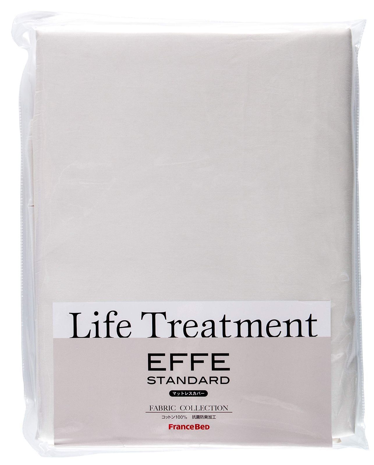 新品 フランスベッド ボックスシーツ セミダブル 「エッフェスタンダード ボックスシーツ」 マットレス厚さ30cmまで対応 綿100％ 122×195ｃｍ キナリ 【フランスベッド正規品】 360103260