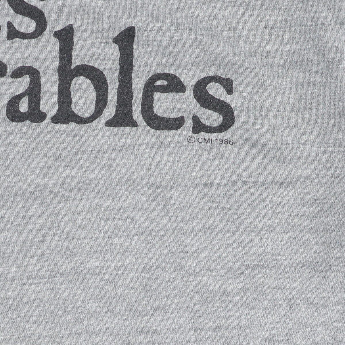 古着 80年代 ヘインズ Hanes LES MISERABLES レミゼラブル 両面