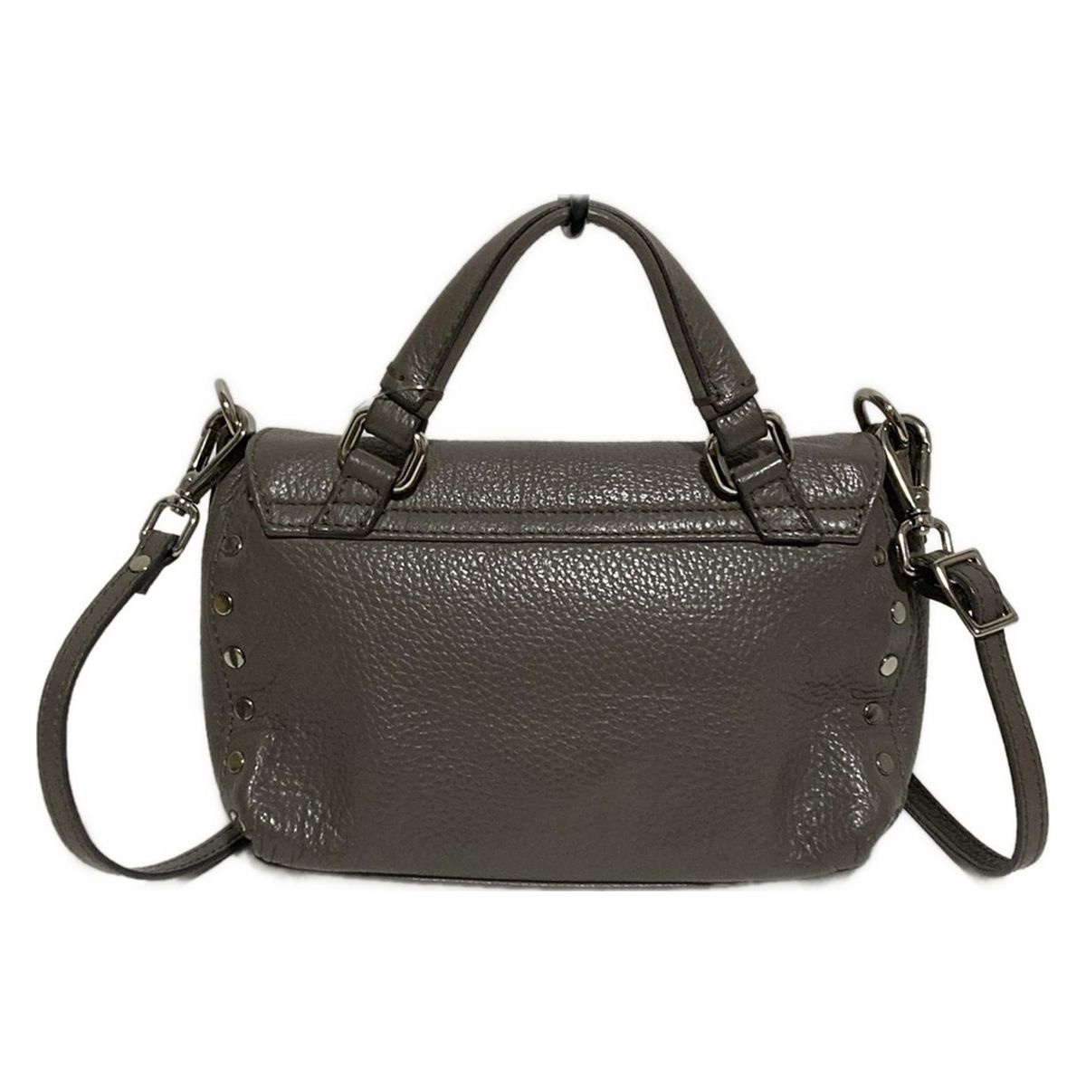 ZANELLATO ザネラート ハンドバッグ ポスティーナベイビー グレー レザー DECORATOM_COM_BR