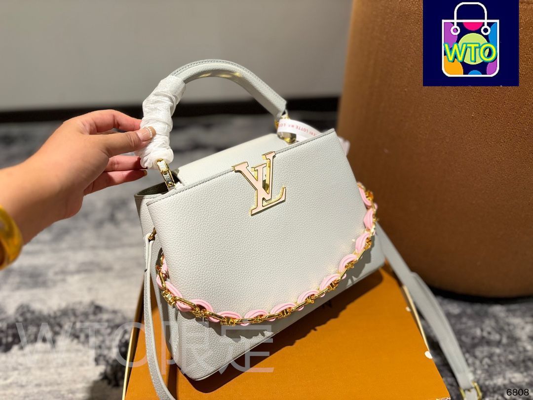 LVCapucines貴婦人バッグ、ハンドバッグ、カメラバッグ