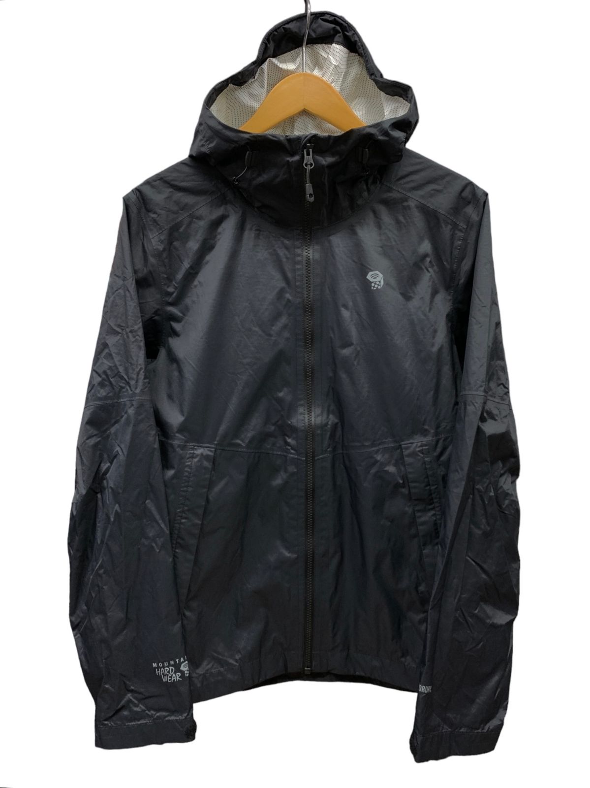 Mountain Hardwear (マウンテンハードウェア) Exponent Jacket ジャケット ナイロン マウンテンパーカー フード付き OM0393 S ブラック メンズ/025