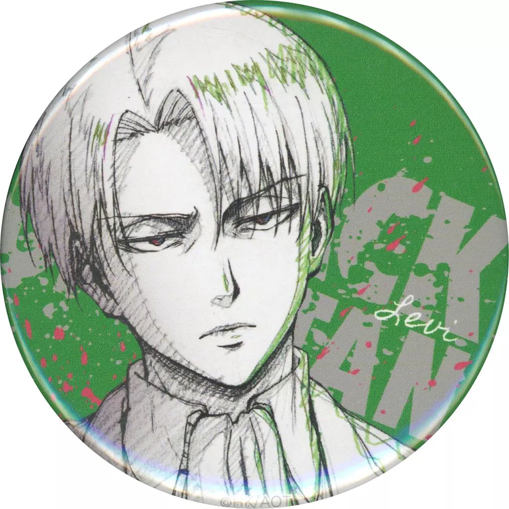 キャラクターグッズ リヴァイ・アッカーマン WIT STUDIO 缶バッジ