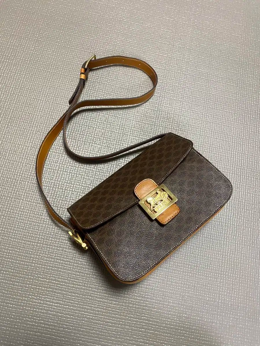 Celine セリーヌ ヴィンテージ マカダム ワゴン バッグ