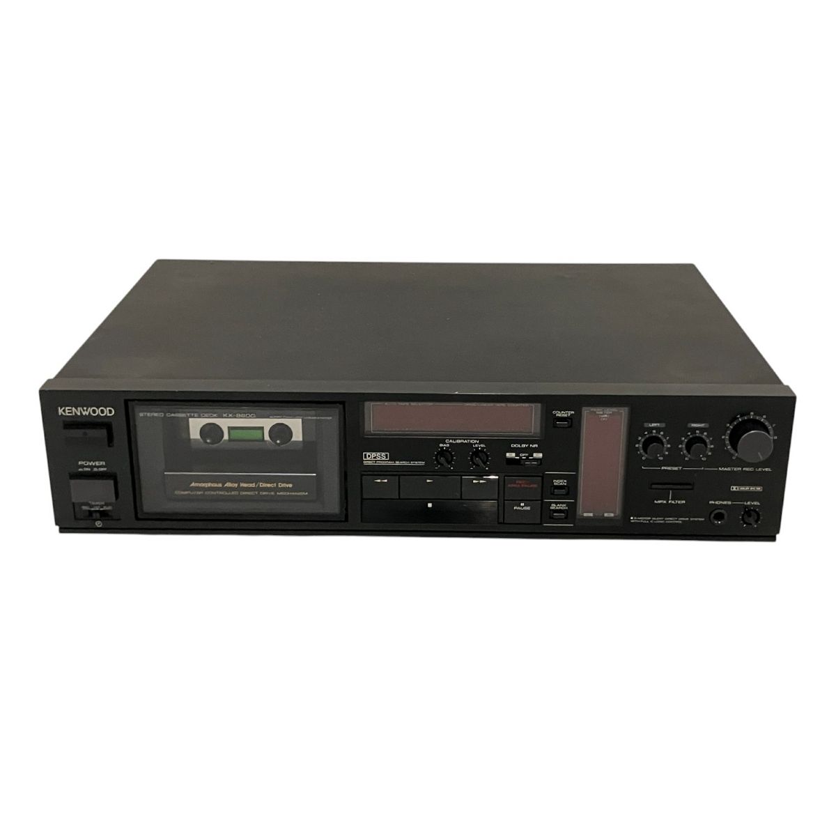【美品動作品】KENWOOD  KX-880Gカセットデッキ KENWOOD KX-880G ステレオカセットデッキ ケンウッド オーディオ