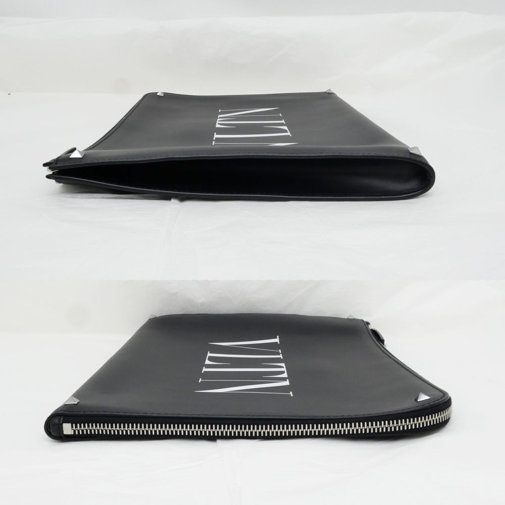 名東】【VALENTINO】ヴァレンティノ ロックスタッズ クラッチバッグ 