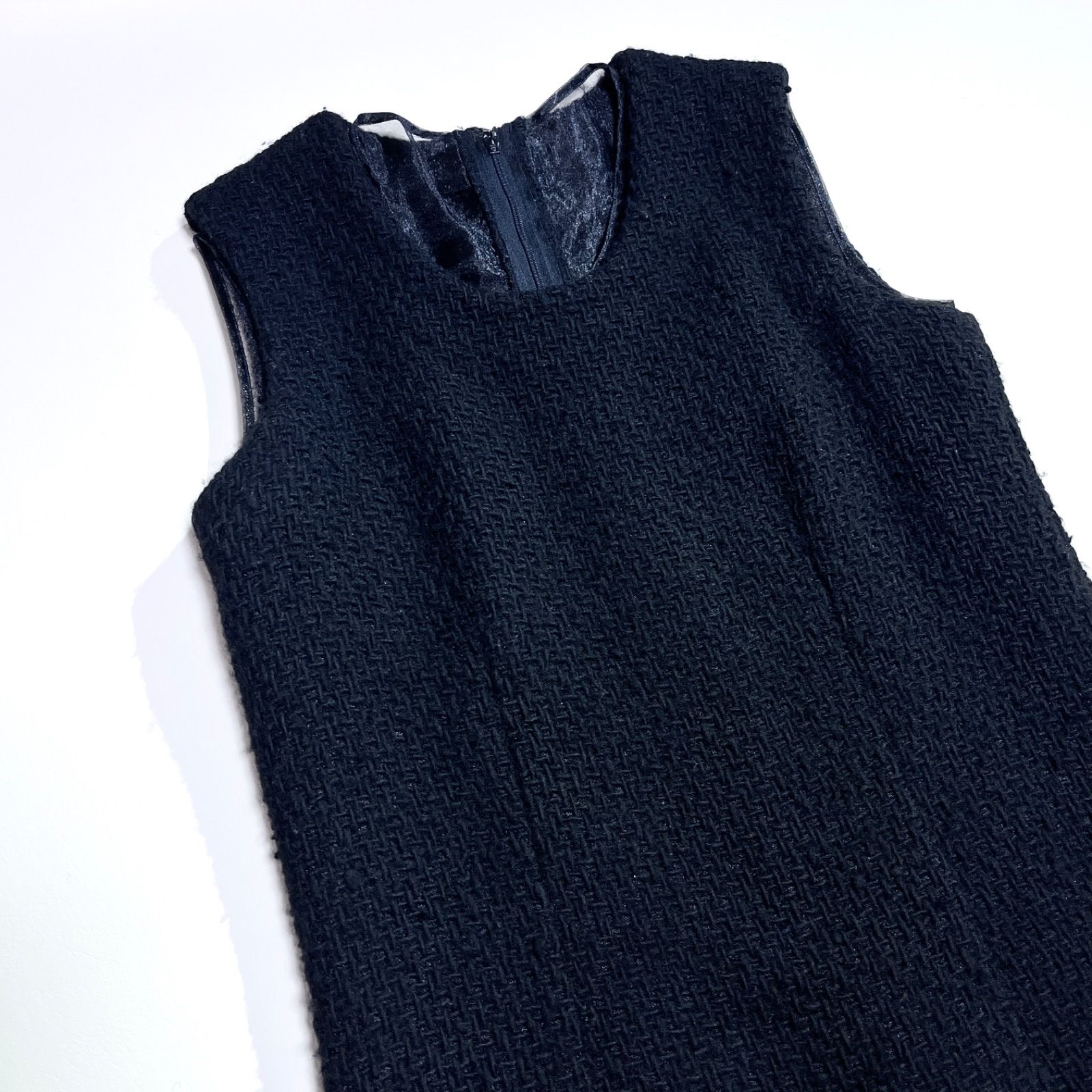 ch87 COMME des GARCONS AD1997 ドッキング ツイード ワンピース ウール ロング ワンピース ドレス コムデギャルソン クリーニング済み USTAUSTRALIA_COM_AU