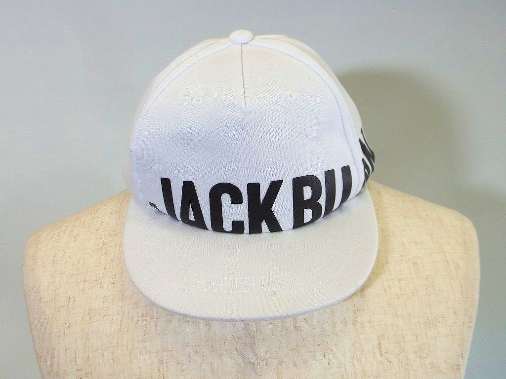 【218696】Jack Bunny!! ジャックバニー  ロゴキャップ ホワイト