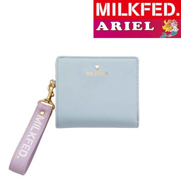 財布 ミルクフェド レディース MILKFED HEART STUDS BI-FOLD WALLET