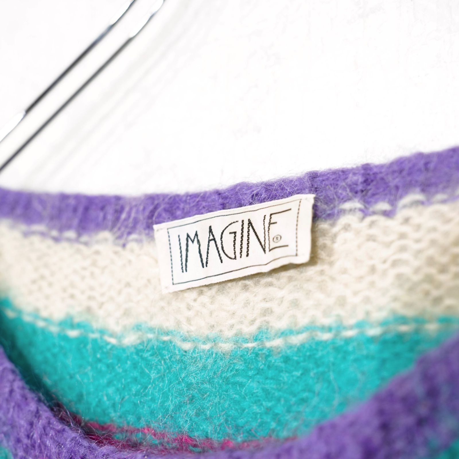 KNIT アメリカ古着お花柄カラフルデザインニット