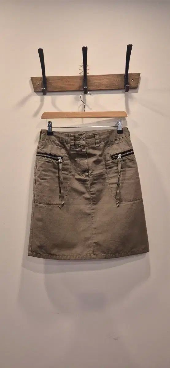 Maison Margiela メゾンマルジェラ 6 薄カーキ コットンスカート
