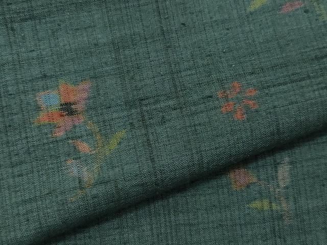 平和屋着物○上質な紬 草花文 正絹 逸品 CAAV6670vf - メルカリ 