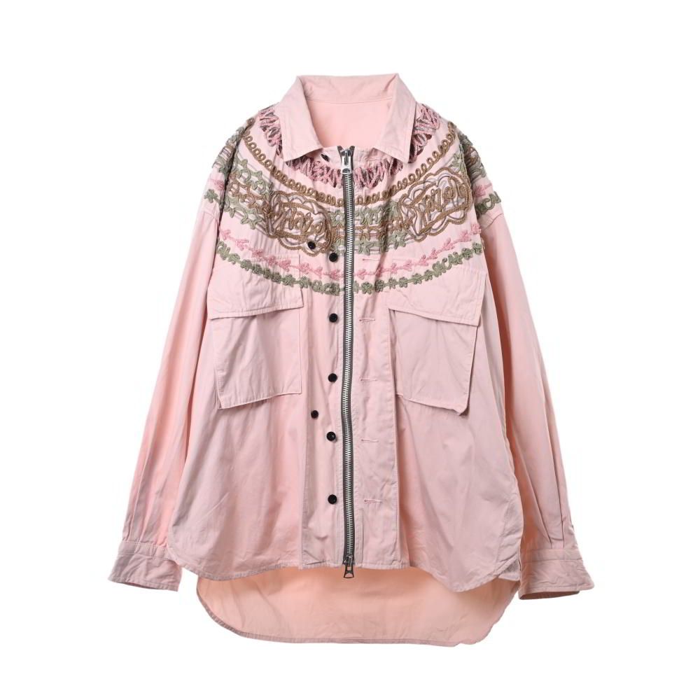 Sacai 23SS エリックヘイズ コード エンブロイダリー シャツ - メルカリ