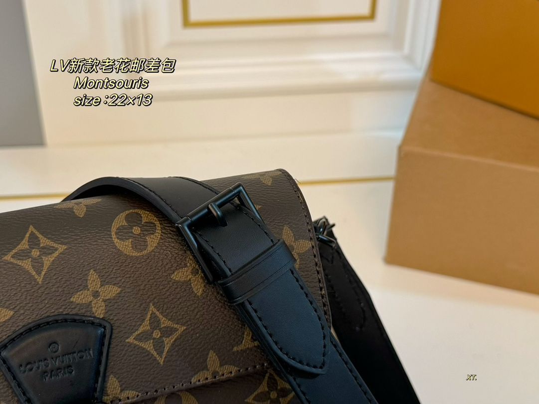 LVルイヴィトンの新型Montsouris郵便配達バッグ、ハンドバッグ