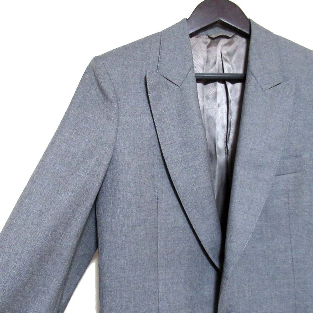 美品 BALENCIAGA バレンシアガ ウール 2B シングル テーラード