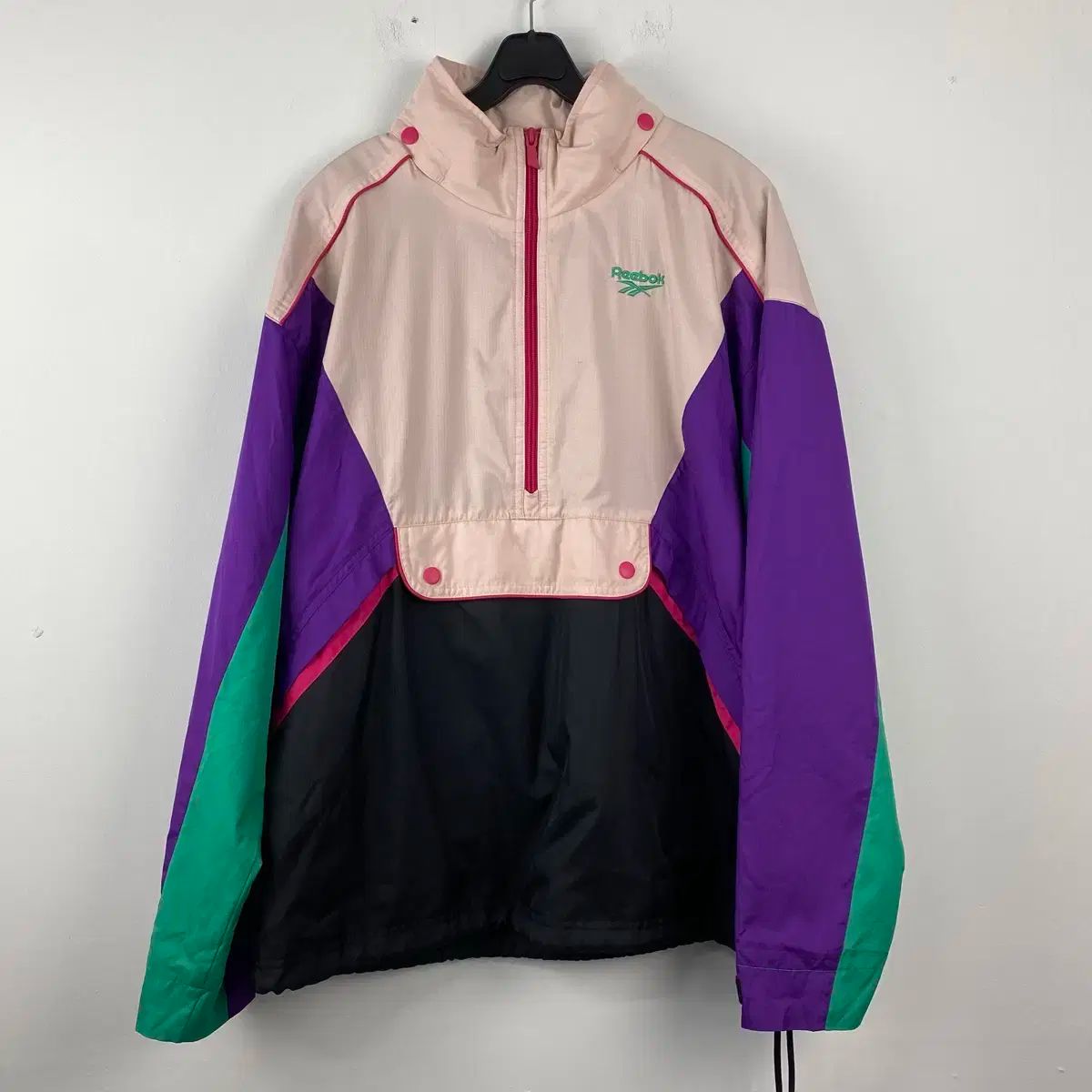 リーボック クラシック オールドスクール トレイル ハーフジップ アノラック ジャケット M