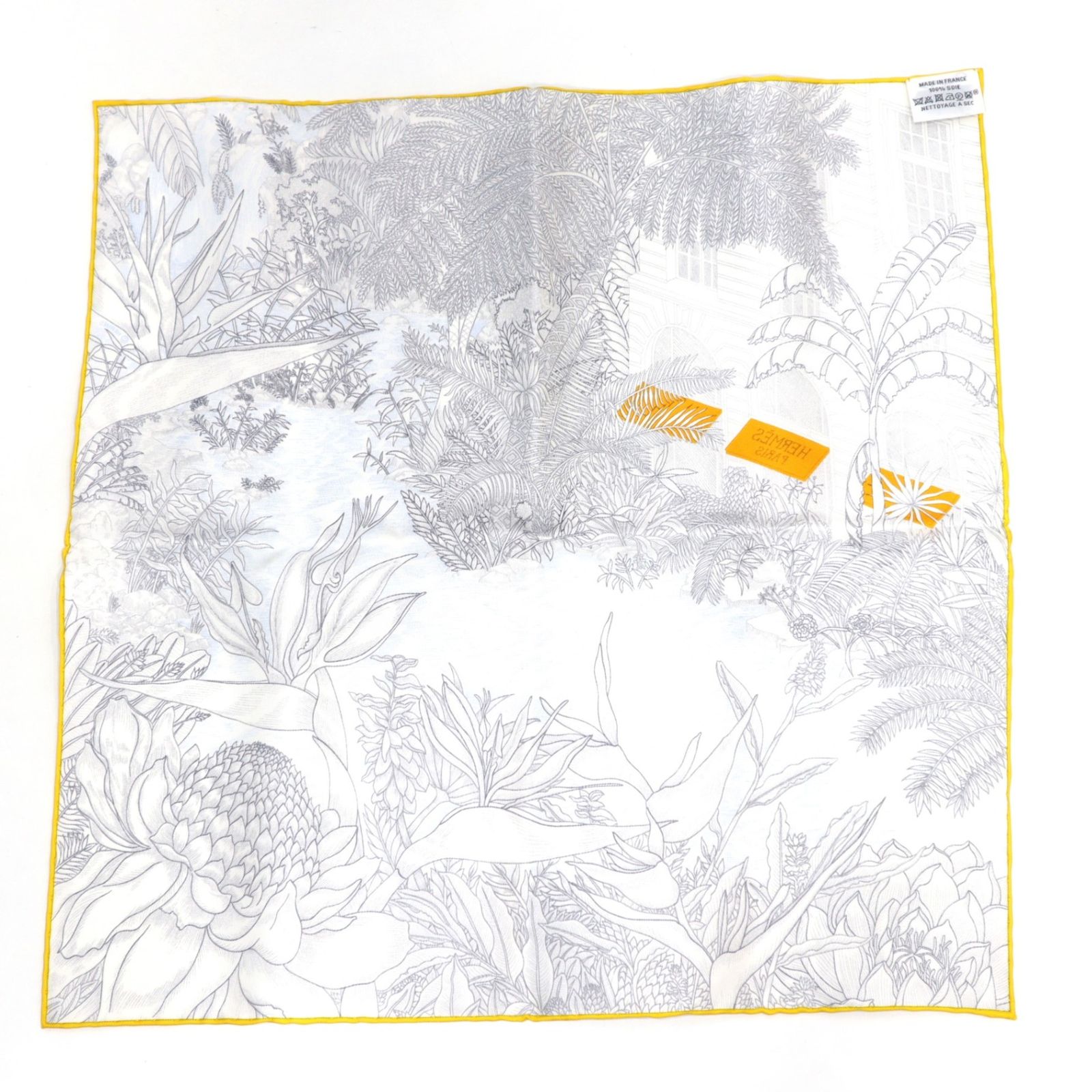 HERMES エルメス カレ45 フォーブル トロピカル スカーフ ガヴロッシュ