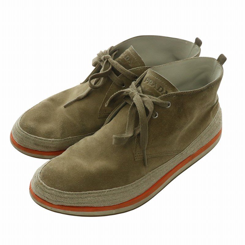 プラダ ブーツ・シューズ PRADA(プラダ) / ブーツ/37.5/BLK | 中古品の販売・通販なら