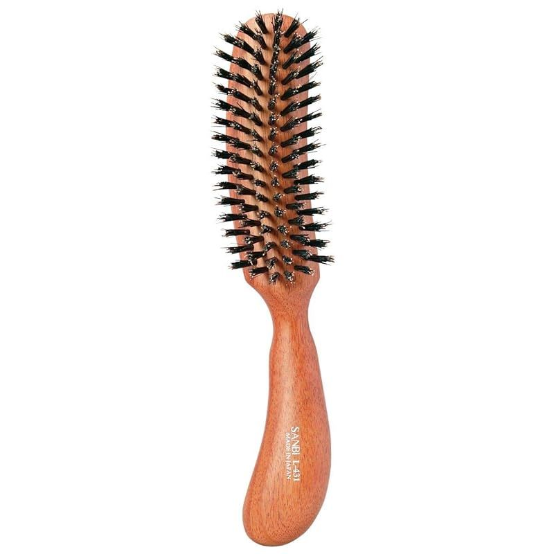 ヘアブラシ Lシリーズ (S型 かたい猪毛、豚毛 L-431)