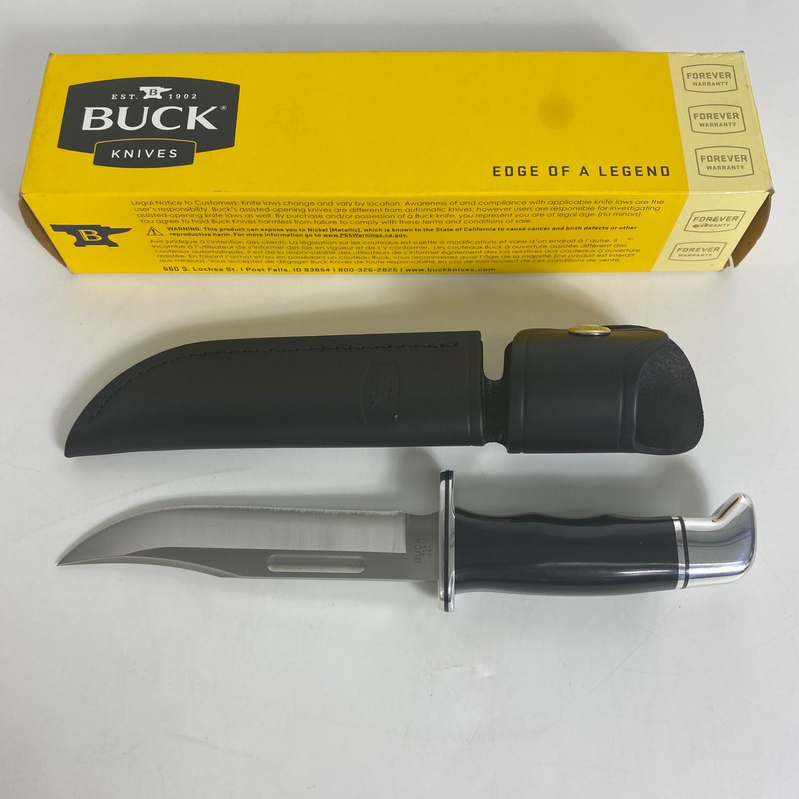 BUCK KNIVES バックナイフ119 Special 119BKS 美品 固定刃 