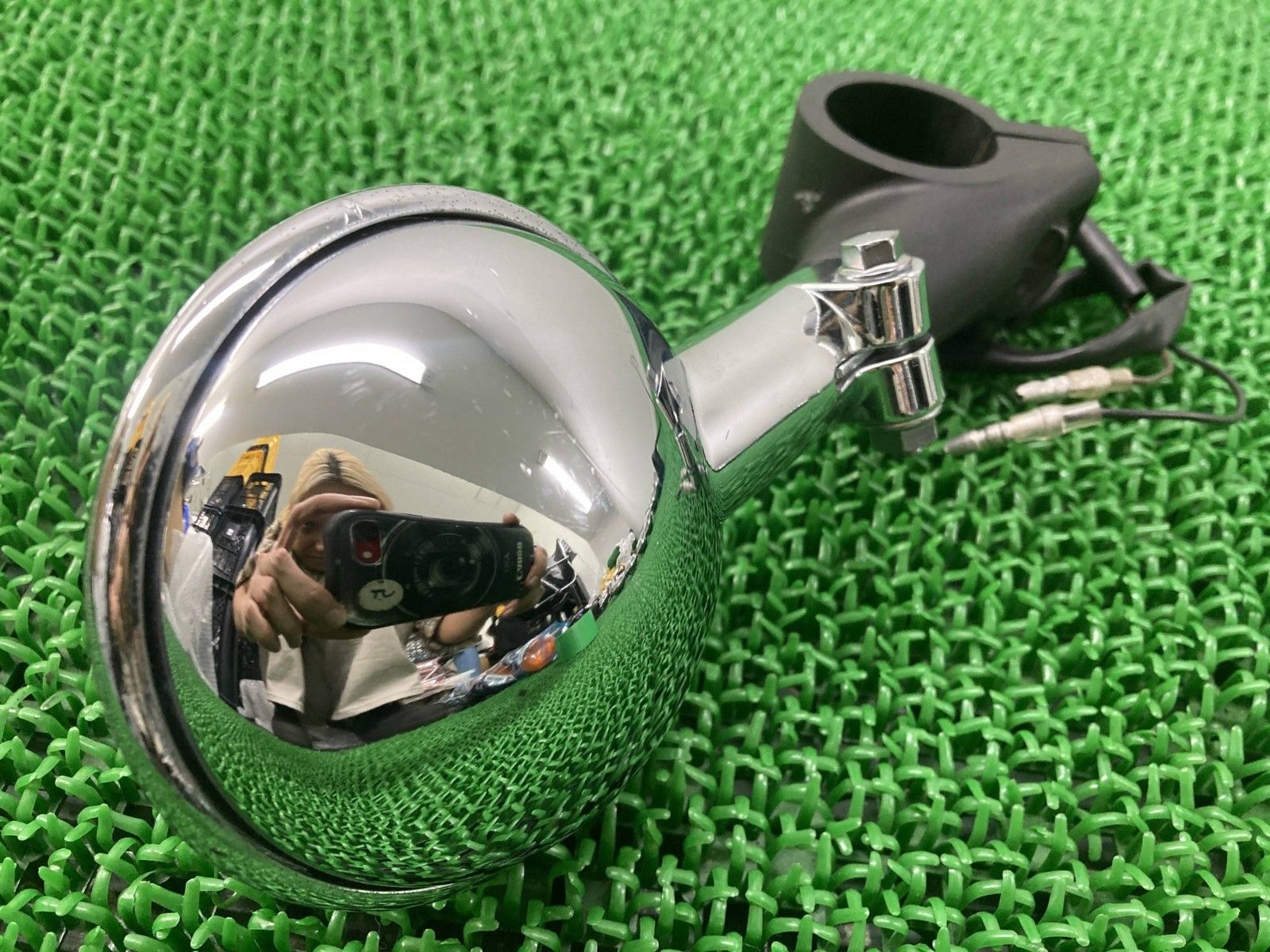 ドラッグスター250 フロントウインカー 左 P4879 ヤマハ 純正 バイク 部品 VG02J VG05J XVS250 DS250 クランプステー Nf