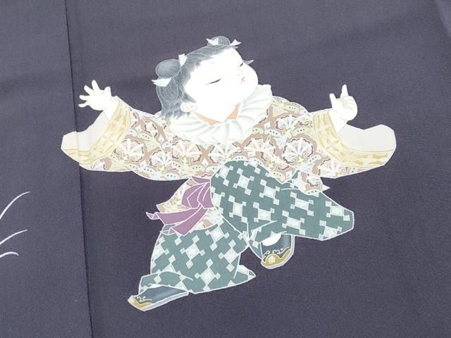 平和屋本店□極上 二代目・由水十久 本加賀友禅 訪問着 手描き 花光