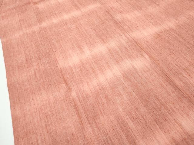 平和屋本店□極上 本場結城紬 重要無形文化財 単衣 奥順 霞文 証紙付き