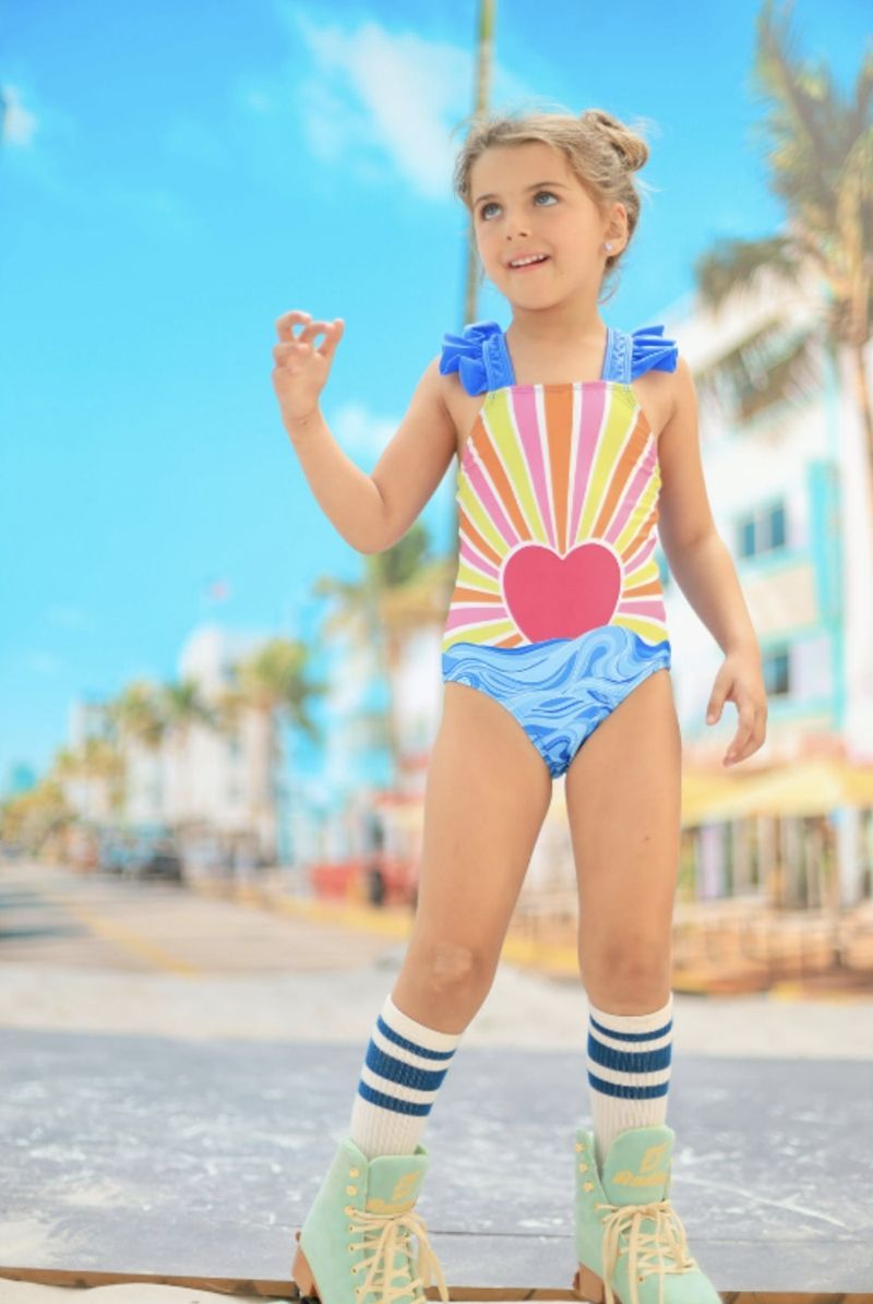 キッズハートサンライズマイオ 子ども 水着 キッズ