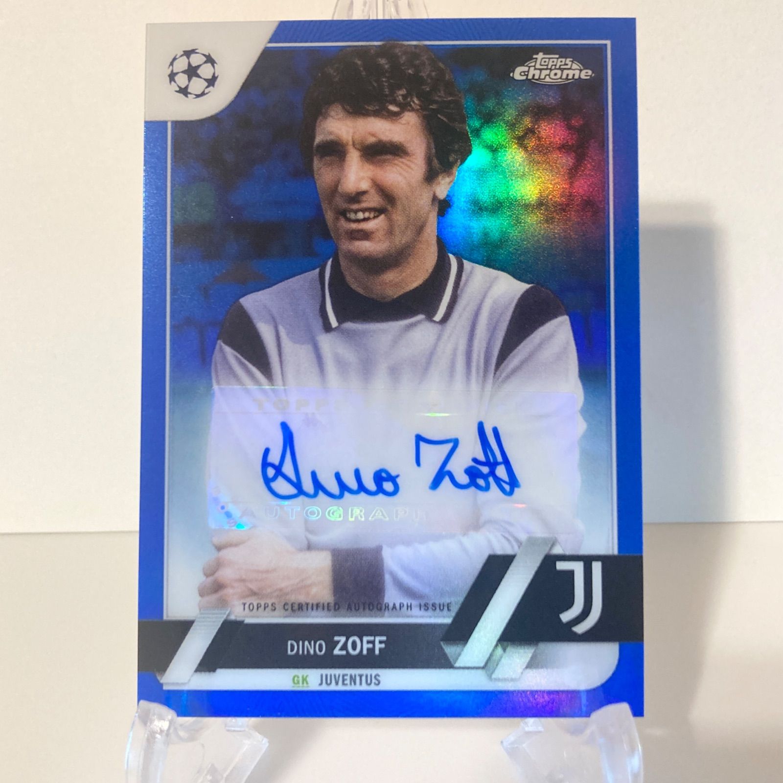ディノ・ゾフ 直筆サイン 限定150枚 2022-23 Topps Chrome UEFA Dino