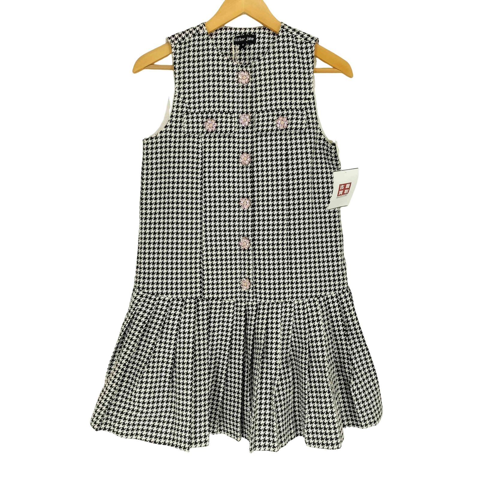 シスタージェーン SISTER JANE ビジューボタン 千鳥格子 ワンピース  
